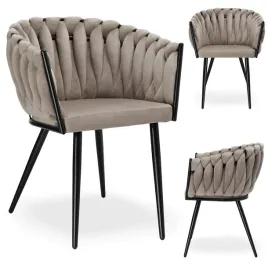 krzeslo-welurowe-plecione-aston-velvet-taupe