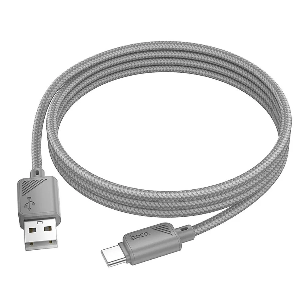 kabel-usb-a-do-usb-c-hoco-3a-1-m-x113-szary
