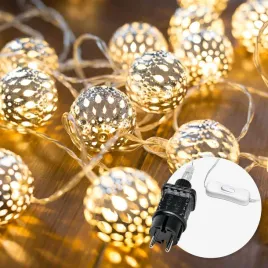 cozyhome-lancuch-swietlny-girlanda-srebrne-kule-20-diod-led-ciepla-biel