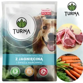 turna-mokra-karma-dla-psow-z-jagniecina-i-swieza-marchwia-500g
