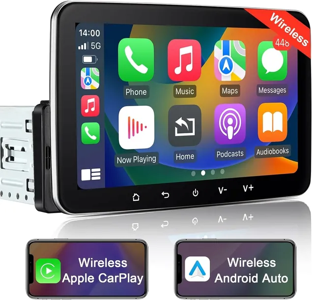 LEROAADZ Radioodtwarzacz samochodowy Android GPS 7'' 2G+32G