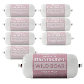monster-dog-sausage-wild-boar-8x80g-pelnoporcjowa-mokra-karma-dla-psa-kielb