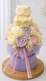 prezent-dla-nauczyciela-bukiet-ze-swiec-sojowych-flower-box-na-koniec-roku