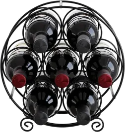 stojak-na-wino-7-butelek-czarny-regal-kuchenny