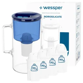 dzbanek-filtrujacy-szklany-wessper-d2-borosilicate-3l-5x-filtr-wody