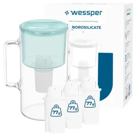 dzbanek-filtrujacy-szklany-wessper-3l-d2-borosilicate-4x-filtr-do-wody