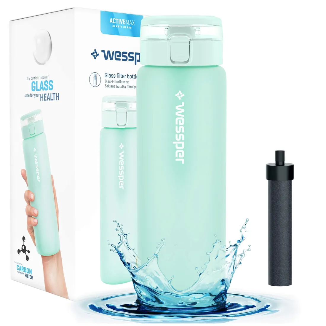 butelka-filtrujaca-szklana-wessper-activemax-068l-mietowa-1x-filtr-wody