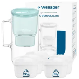 dzbanek-filtrujacy-szklany-wessper-d2-borosilicate-3l-6x-filtr-aquamax