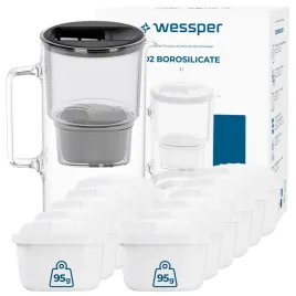 dzbanek-szklany-filtrujacy-wessper-d2-borosilicate-3l-czarny-12x-filtr