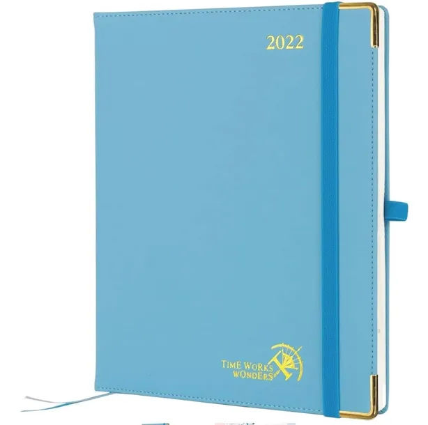 Kalendarz Książkowy A5 2022 Notes Niebieski