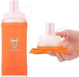 butelka-na-wode-350ml-elastyczna-pomaranczowa