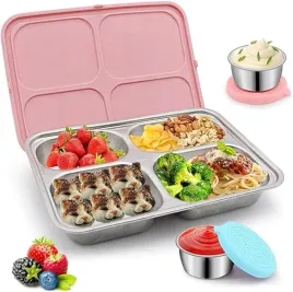 pudelko-sniadaniowe-lunchbox-z-przegrodami-rozowy