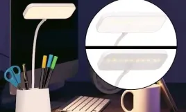 lampka-biurkowa-led-usb-z-przybornikiem-sciemniana