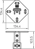 uchwyt-scienny-do-szyn-ms-41-wbdhe-41-ft-obo-stan-nowy
