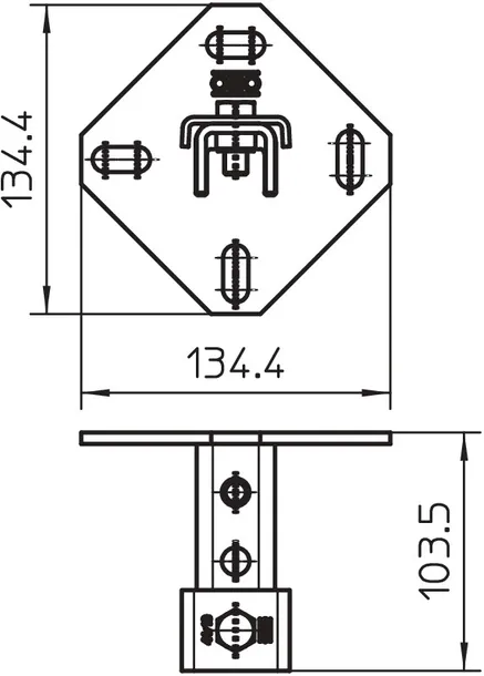uchwyt-scienny-do-szyn-ms-41-wbdhe-41-ft-obo-marka-obo-bettermann