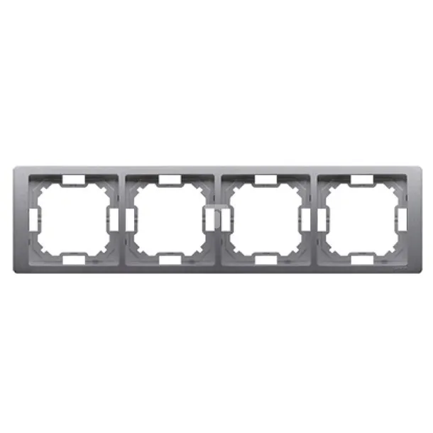 basic-modul-inox-ramka-4-krotna-kontakt-simon-material-tworzywo-sztuczne