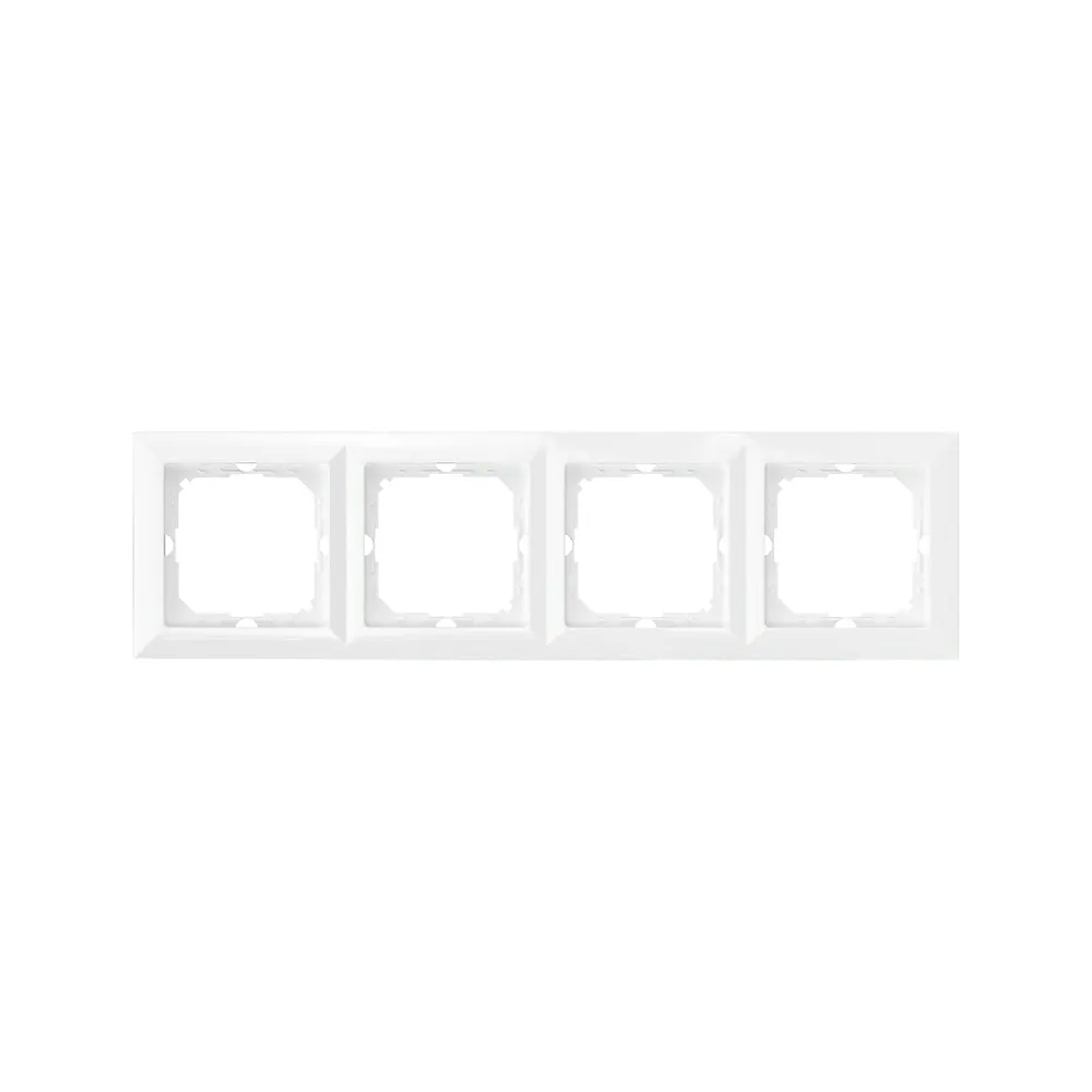 ramka-4-krotna-abex-perla-bialy