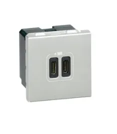 mosaic-ladowarka-usb-2400-ma-typ-c-aluminium-m45-legrand-grupa-c-1