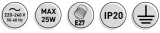 kinkiet-scienny-czarny-e27-max-25w-gtv-stan-nowy