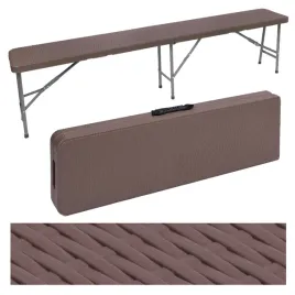lawka-cateringowa-skladana-rattan-brazowa