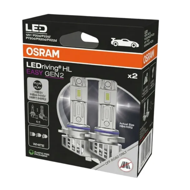 OSRAM LED HB3 HB4 HIR1 HIR2 LEDriving GEN2 26W 12V SUPER JASNE 2 SZTUKI