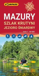 mapa-mazury-szlak-krutyni-jezioro-sniardwy-praca-zbiorowa