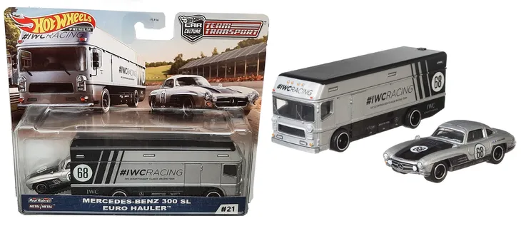 Hot Wheels Mercedes-Benz 300 SL i Euro Hauler TEAM – 44117432