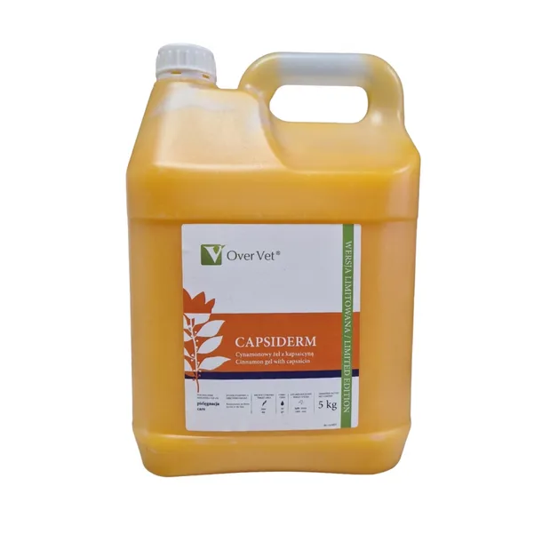 OverVet Capsiderm - rozgrzewający żel z kapsaicyną - 5 kg