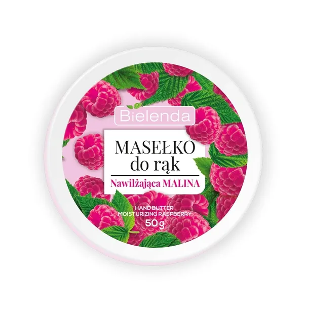 Bielenda masełko do rąk nawilżająca malina 50g