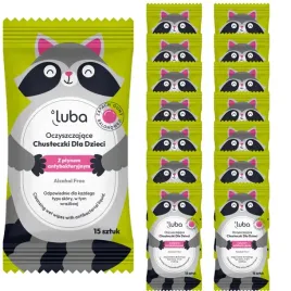 luba-chusteczki-dla-dzieci-antybakteryjne-guma-balonowa-15-x-15-sztuk