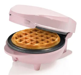 bestron-mini-gofrownica-rozowa-retro-design