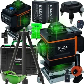 poziomica-laserowa-360-plaszczyznowa-hilda-4d-laser-krzyzowy-statyw-160-cm