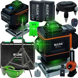 poziomica-laserowa-360-plaszczyznowa-hilda-4d-laser-krzyzowy-statyw-200-cm