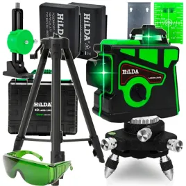 poziomica-laserowa-samopoziomujaca-hilda-3d-laser-krzyzowy-statyw-160-cm