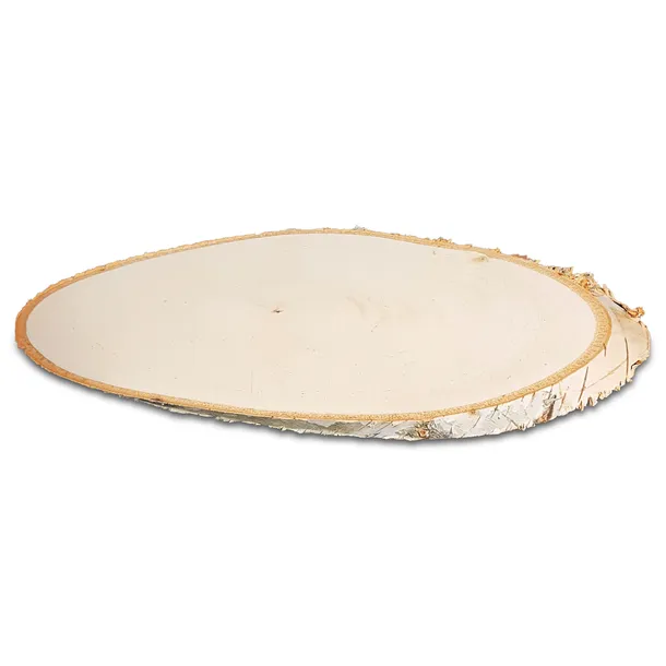 PLASTRY DREWNA BRZOZOWE Owale Dwustronnie Szlifowane 30-40 cm