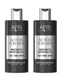 apis-action-for-men-nawilzajacy-zel-do-mycia-3w1-x2-szt