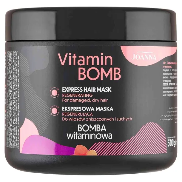 Joanna Bomba Witaminowa Ekspresowa Maska Regenerująca 500g