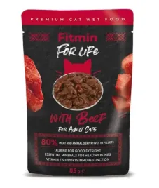 fitmin-for-life-cat-saszetka-fileciki-z-wolowina-w-sosie-dla-kotow-85g