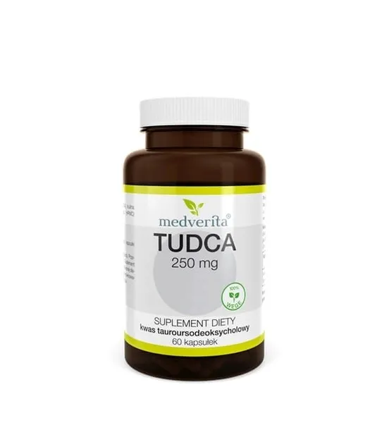 Medverita Tudca 250mg 60 kapsułek | WĄTROBA, ODTOKSYCZANIE