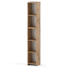 regal-na-ksiazki-dab-wotan-30-cm-z-5-polkami-szafka-segregatory