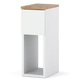 szafka-nocna-biala-waska-20-cm-stolik-z-1-szuflada-skandynawski-do-sypialni