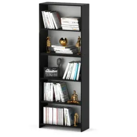 regal-na-ksiazki-czarny-70-cm-5-polek-segregatory-zabawki-loft-polka