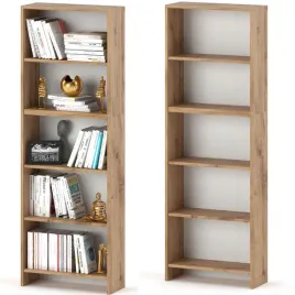 regal-na-ksiazki-drewniany-dab-wotan-60-cm-z-5-polkami-na-ksiazki-zabawki