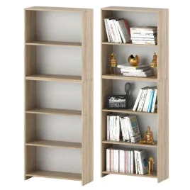 regal-na-ksiazki-dab-sonoma-70-cm-5-polek-segregatory-zabawki-polka-loft