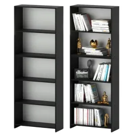 regal-na-ksiazki-czarny-70-cm-5-polek-segregatory-zabawki-loft-polka