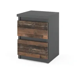 szafka-nocna-30-cm-szara-vintage-2-szuflady-stolik-nocny-nakastlik-loft