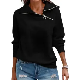 damska-bluza-zamek-1-4-stylowa-modna-oversize-dlugi-rekaw-czarna-xs