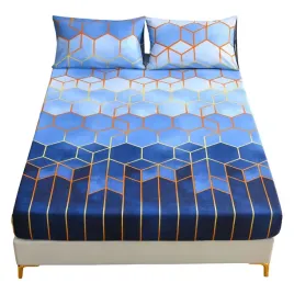 przescieradlo-z-gumka-mikrofibra-geometryczne-niebieskie-160-x-200-cm
