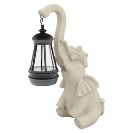 figurka-zywiczna-ogrodowa-z-lampa-solarna-rzezba-zewnetrzna-slon-bezowy