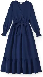 patpat-sukienka-midi-elegancka-gladka-vintage-koktajlowa-granatowa-l